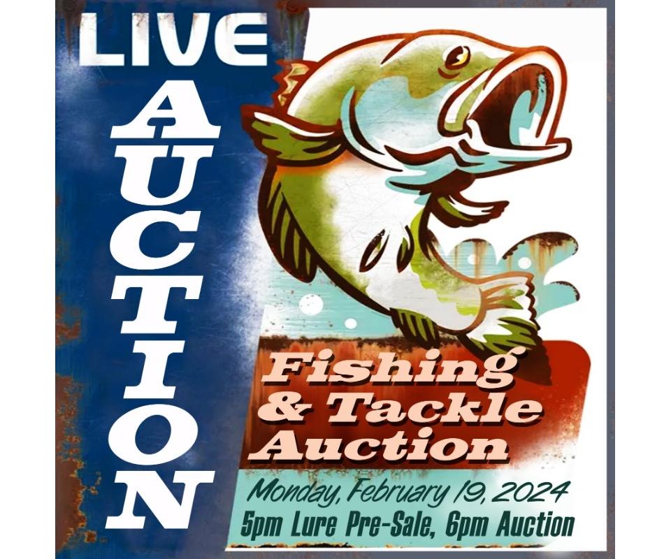 HUGE Fishing & Tackle Auction