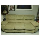 Couch Recliner  Beige  $225.00