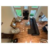 Leather sofa, sectional with lounge and recliner Leather sofa, sectional with lounge and recliner