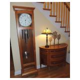 Grandfather clock by Sleigh- Sentinel Natural Cherry Finish 20 inches wide at base and top. 20W x77.