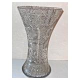 Large Cut Glass Vase
