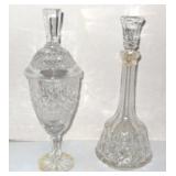 Bottles with ground Stoppers