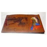 Postcard Album w/ Many Local Cards