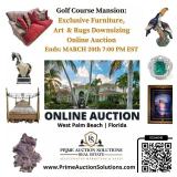 $2.4 Mil Golf Course Mansion Downsizing: Exclusive Furniture, Jewelry, Art, and Rugs, West PalmBeach