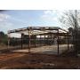 30' x 90' Butler Iron Building - Includes Red Iron Structure Only + 40' Gooseneck Trailer