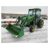2008 John Deere 4720 Tractor w/ Loader, Plow, and Accessories