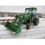 2008 John Deere 4720 Tractor w/ Loader, Plow, and Accessories