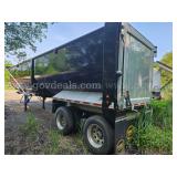 2016 Mac Steel 38FT Half Round Frameless Dump Trailer