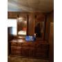 Beautiful Solid Wood Dresser & Mirrors