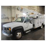 GMC bucket truck