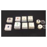 10 cut gemstones from Mystic Topaz, Citrine,