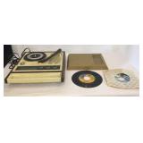 Sears Solid State AM Radio Phonograph. Radio came