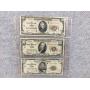 3 Pcs. 1929 Federal Reserve Chicago Ntnl Currency