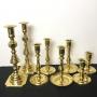 4 Pair of Baldwin Brass Candlesticks