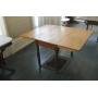 maple drop leaf table (approx. 39x38 open)