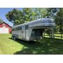 1999 Keifer Built 24 Foot Livestock Trailer