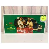 COCA COLA TIN SIGNWooden pine window boxes