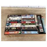 MISC VHS TAPES - RECORDS CD DVD VHSBOX OF ANTIQUE DISHES