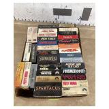 33 MISC VHS TAPES - RECORDS CD DVD VHSAMBER TIARA GLASS PITCHER