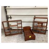 MID CENTURY MODERN FURNITURE16 sets of cups and plates made of milk glass