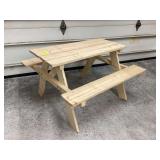 Small child-size picnic tableBOX OF MILK GLASS - GLASS