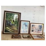 6 NATURE PICTURESLarge enamel canning pot with accessories