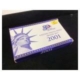 2001 US MINT PROOF SET - COINS3 GARDEN POT HOLDERS - LAWN & GARDEN