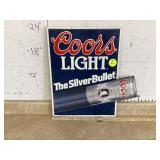 TIN METAL PLASTIC SIGNS BEER POP CIGARETTE MIRRORSOld wooden triangle footstool