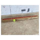 Collectible wooden advertising measuring tool retro nostalgia colorful10kt gold bangle bracelet