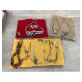 VARIOUS NECKLACES - COSTUME JEWELRYSPORTING GOODS