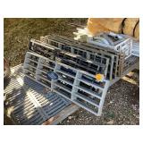 Assorted square body Chevy grills and 1 Ford grill