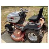 Large riding lawn mower with oil leak