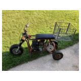 Homemade mini bike runs well