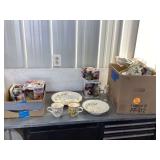 Mikasa Garden Club dishes Corelle Sunflower glasses