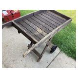 Foldable versatile cart tray for outdoor use