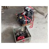 Suzuki motorcycle engine with wiring harness