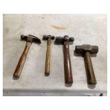 4 HAMMERS - TOOLS