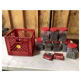 Various nails in crate