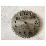 SEARS ROEBUCK SAW BLADE SHOP CLOCK