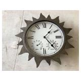 METAL SHOP CLOCK BAROMETER
