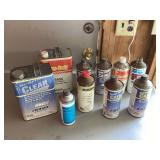Clear urethane and catalyst cans