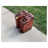 Retro Jerry gas cans