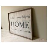 ”HOME” WALL HANGING