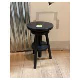 ANTIQUE BLACK PIANO STOOL