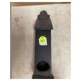 Sleek black bag dispenser