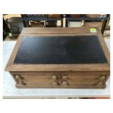 ANTIQUE 4 DRAWER TABLETOP DESK