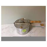 Whirley Pop popcorn maker for Wabash Valley Farms