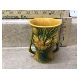 VINTAGE 4” ROSEVILLE “PEONY” VASE