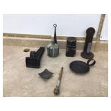 Retro candle making kit with contemporary candle holders