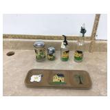 Artistic kitchen decor featuring hand painted animal crackers